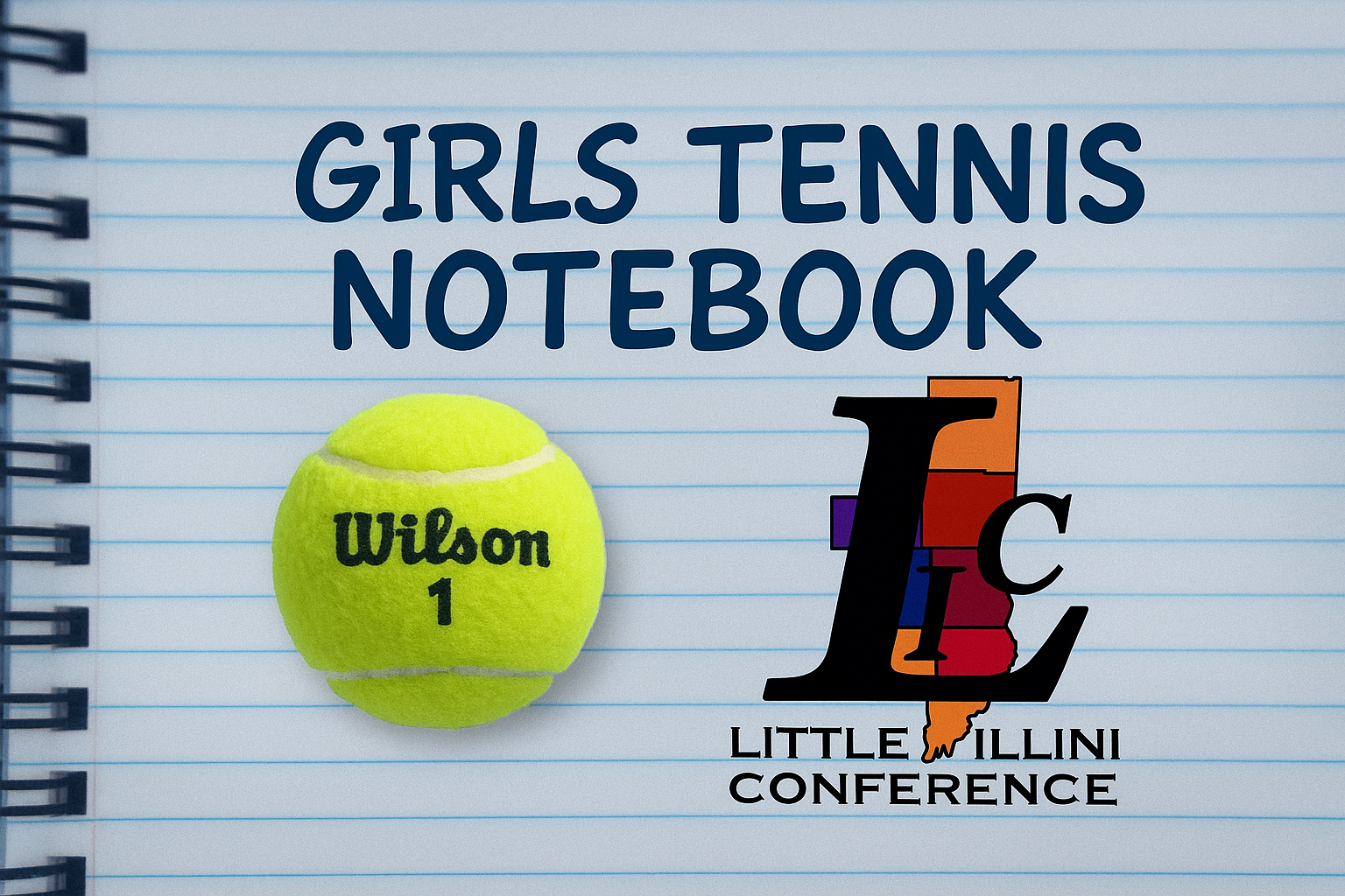 Girls tennis notebook