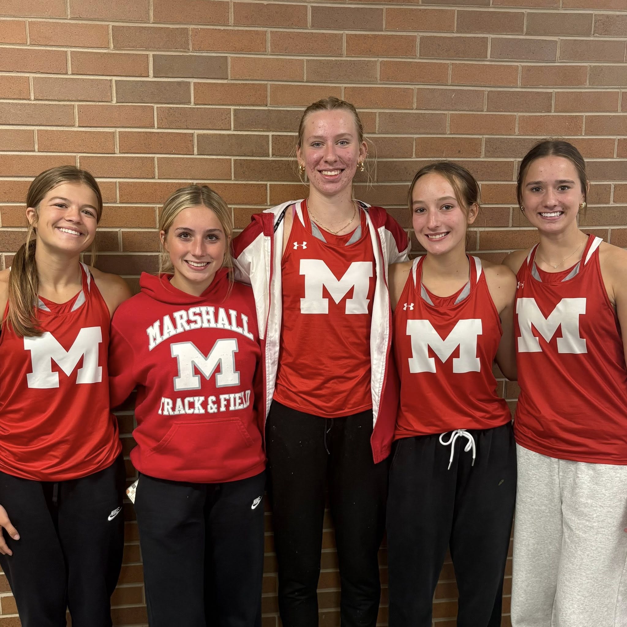 The Marshall Lady Lions pictured after the IHSA Sectional cross country meet (courtesy photo).